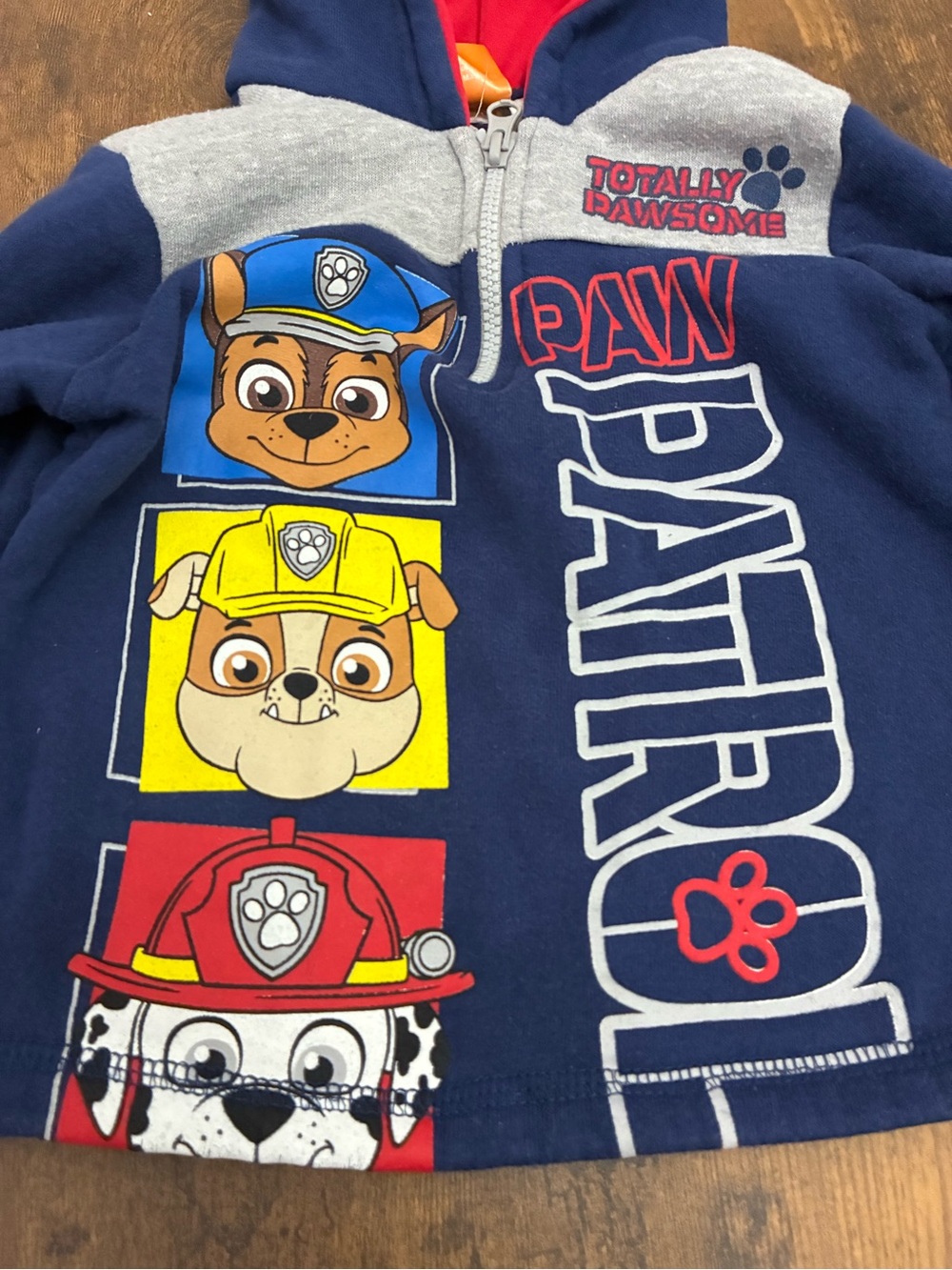 PAW Patrol Boy’s 2T Hooded Sweatshirt - Picture 2 of 6